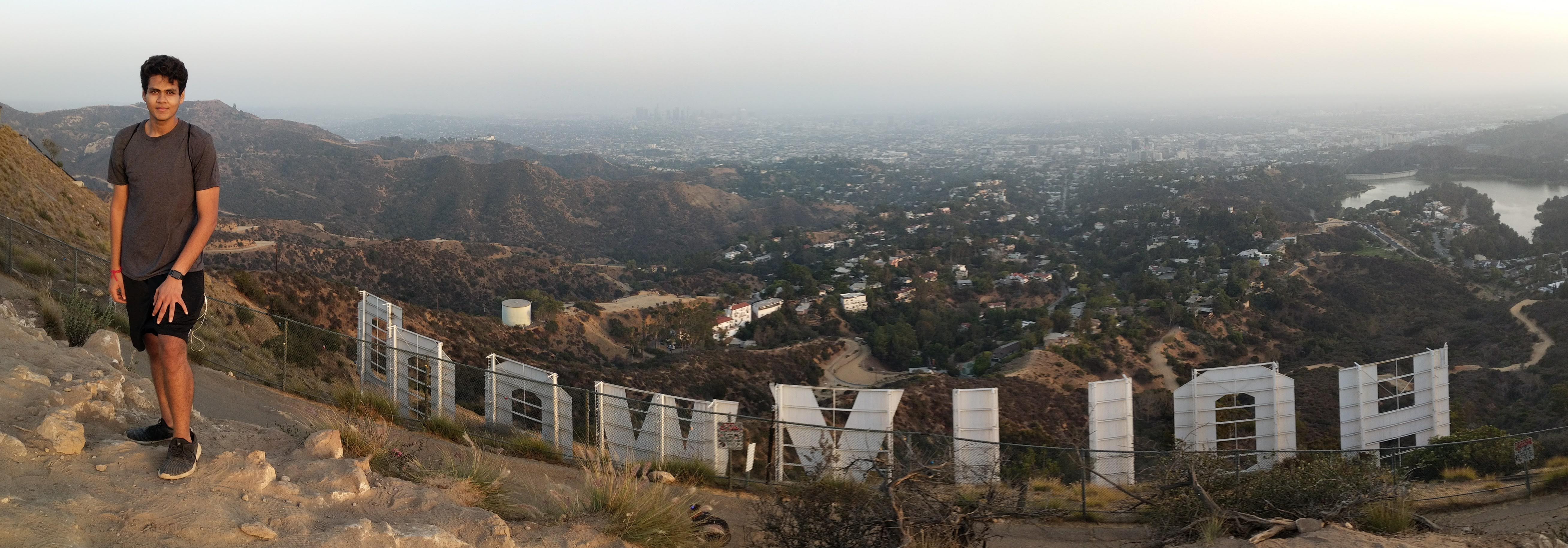 Hollywood Sign from the back